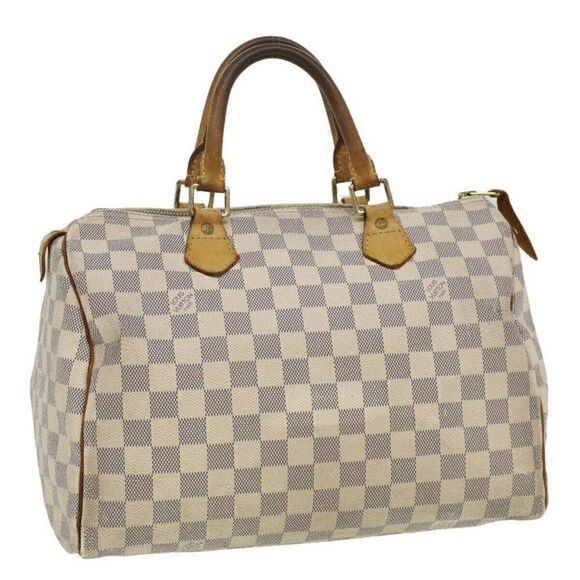 LOUIS VUITTON Damier Azur Speedy 30 Hand Bag - Picture 1 of 15